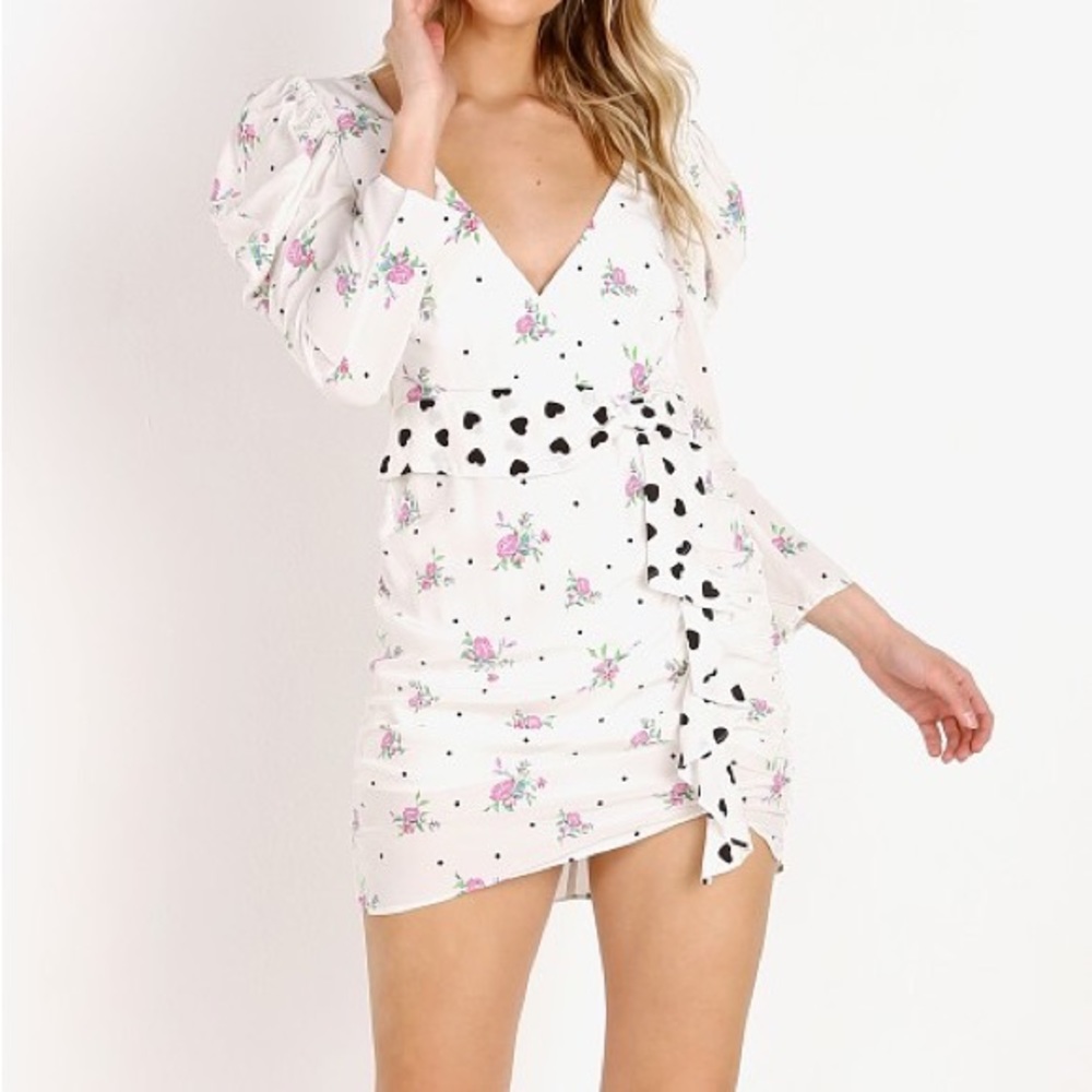 For Love and Lemons Mabel Floral Mini Dress